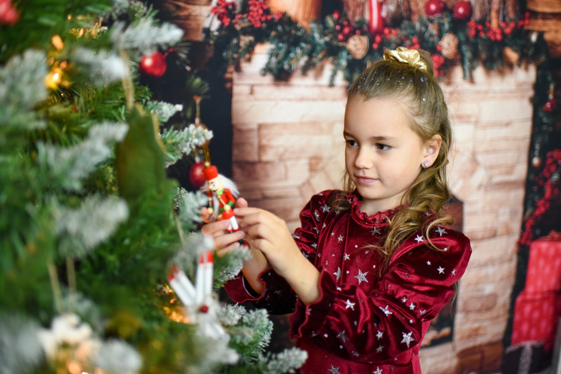 Weihnachtsporträt Mädchen